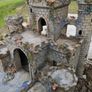 castle handcrafted model, great decoration Image 6