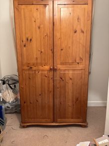 Ducal double wardrobe - pine