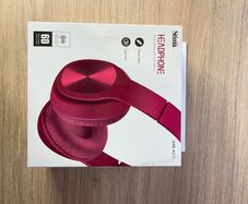 Brand New Dark Pink Wired Headphones with Microphone Super Bass 6D Stereo Headset