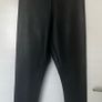 Gallery Leather Look Stretch Leggings UK12 Image 2