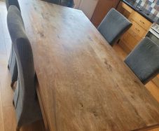 dining room table and chairs