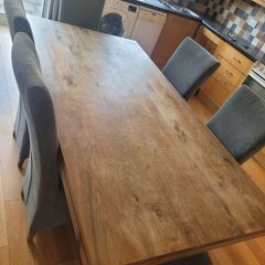 dining room table and chairs