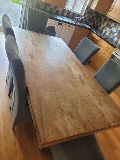 dining room table and chairs