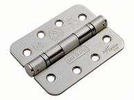 main image for ad Handleit.ie Eurospec Radius Corner Hin1433/13r 102x76x3mm Grade 13 Ball Bearing Butt Hinge - Price Includes 2 Hinges