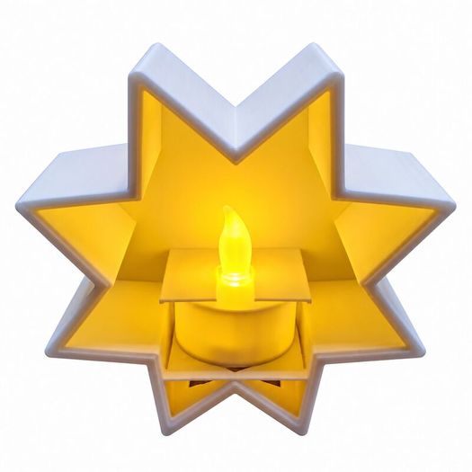 Christmas Tea Light Lanterns, Tree, Star or Snowflake 3D