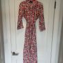Pieces abstract print belted shirt dress Image 4