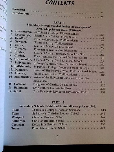 Out of the Shadows. Emerging Secondary Schools in Archdiocese of Tuam Ireland Irish Galway Mayo