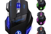 5500 DPI 7 Button LED Game Wired Optical Gaming Mouse Mice for Pro Gamer PC Laptop