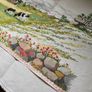 Hand Made Cross Stitch Embroidy - Classic Farm Scene Image 9