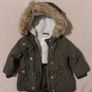 Warm fleece lined Hooded Parka Jacket Image 8