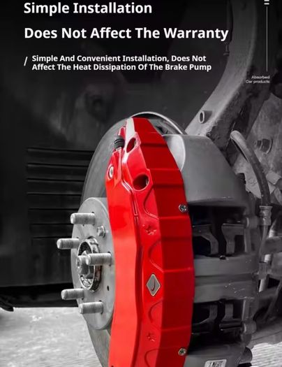 Tesla Model Y Red Aluminium Caliper Covers Brand New
