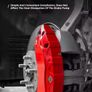 Tesla Model Y Red Aluminium Caliper Covers Brand New Image 3