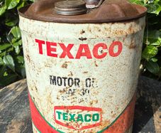 Vintage Texaco 5Gallon Oil Can