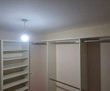 Large Built In Wardrobe Units with Shelving and Hanging Rails Dismantled and Numbered Excellent Condition
