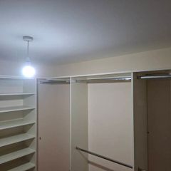 Large Built In Wardrobe Units with Shelving and Hanging Rails Dismantled and Numbered Excellent Condition