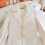 Off White/Cream Faux Fur & Sheepskin Coat - Size 14 Image 3