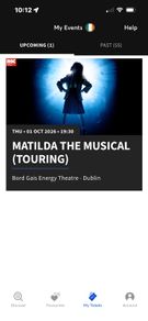 Matilda the Musical Touring