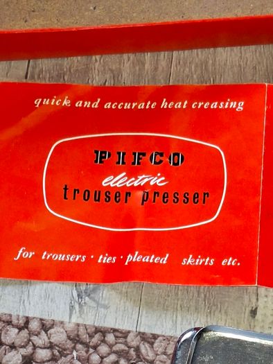 Pifco Electric Trouser Presser from the 1950s. Postage Available or Collection