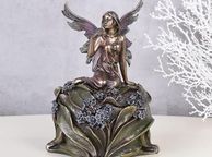 main image for ad Original Vintage Art Nouveau Style Fairy Jewellery Box with Lid