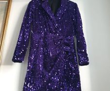 Zara Sparkly Sequin Dress Size Large
