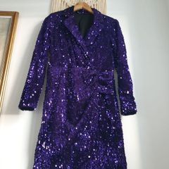 Zara Sparkly Sequin Dress Size Large