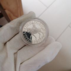 1977 UK Silver Proof Crown Coin