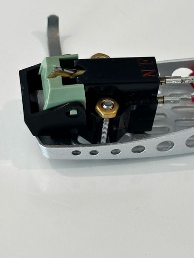 Shure M55e cartridge with headshell