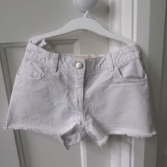 NEXT  cream girls jean shorts