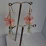 Cherry Blossom Beaded Tassel Earrings Image 5