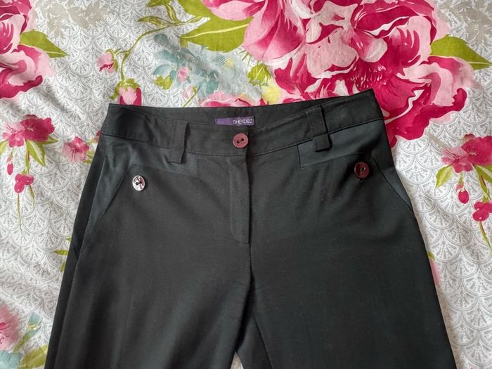 Black trousers, size 36 (UK8)