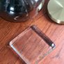 Glass vintage handmade paper weight, candle stand Image 5