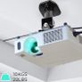 Projector Mount Stand for Ceiling or Wall Bracket PB01XB | 10kg Capacity | Universal Adjustable Clamp | Tile Swivel Rotate | Black (FREE POSTAGE) Image 4