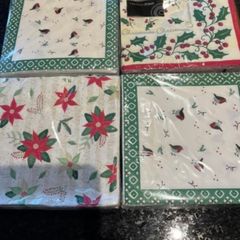 4 Packs Christmas Napkins