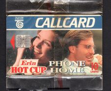 1995 Ireland 10 Unit Erin Hot Cup soups range (Gemplus GEM1) Call Card Mint in packaging. Telecom Eireann card number 1106.