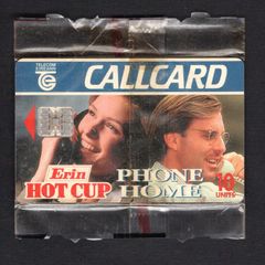 1995 Ireland 10 Unit Erin Hot Cup soups range (Gemplus GEM1) Call Card Mint in packaging. Telecom Eireann card number 1106.
