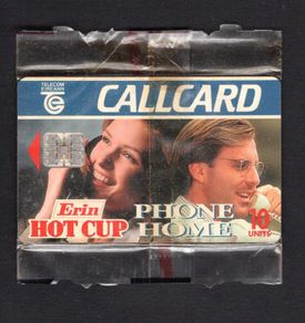 1995 Ireland 10 Unit Erin Hot Cup soups range (Gemplus GEM1) Call Card Mint in packaging. Telecom Eireann card number 1106.