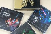 Star Wars trilogy John Williams rare 6 disc set with gold box