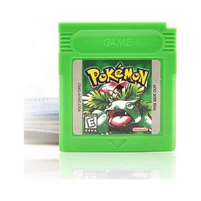 GBC Green Pokemon 16-bit Game Video Game Cartridge Console Card