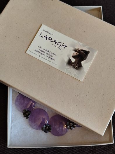 Stunning Irish Made Amethyst Necklace