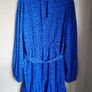 BNWT - Whistles Blue Warped Star Print Dobby Dress UK 14 Image 9