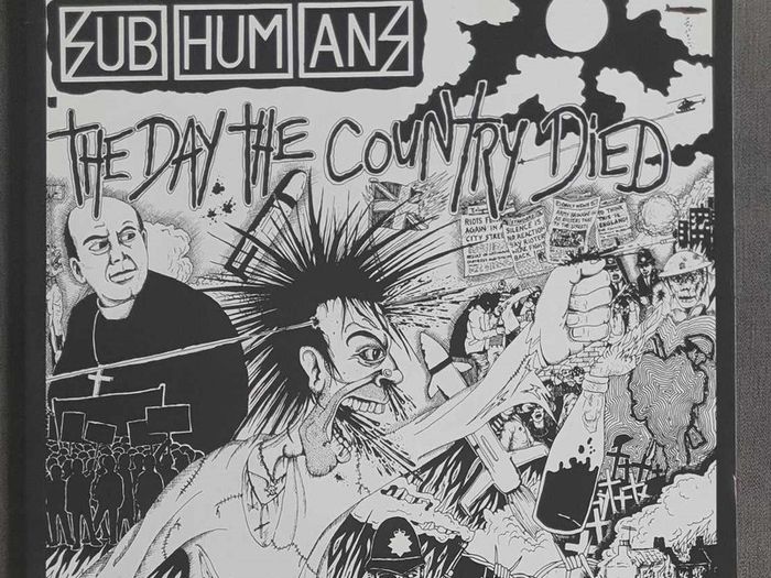 Subhumans   The Day The Country Died. LP  Anarco Punk Hardcore Crust