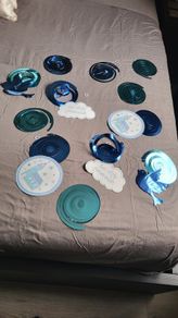 12 Piece Blue First Holy Communion Decorations