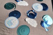 12 Piece Blue First Holy Communion Decorations