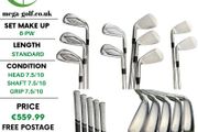 Mizuno JPX 923 Hot Metal HL Irons / 6-Pw / Kbs S-Taper Lite Regular