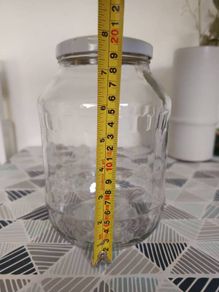 Large glass jars x 5