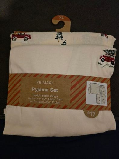 large penneys primark christmas pyjamas pair set