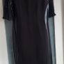 KDK London Black bodycon dress with lace detail Sz 12UK Image 3