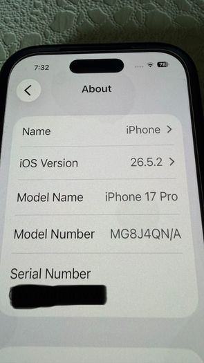 iPhone 17 Pro 256GB
