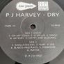 LP Vinyl Record - P J Harvey - Dry Image 2