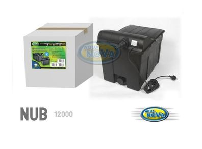 Aqua Nova NUB-12000 Pond Flow Through Filter with UV-C Lamp 18W up to 12000L